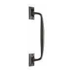 M Marcus Heritage Brass Cranked Design Face Fixing Pull Handle 310mm length